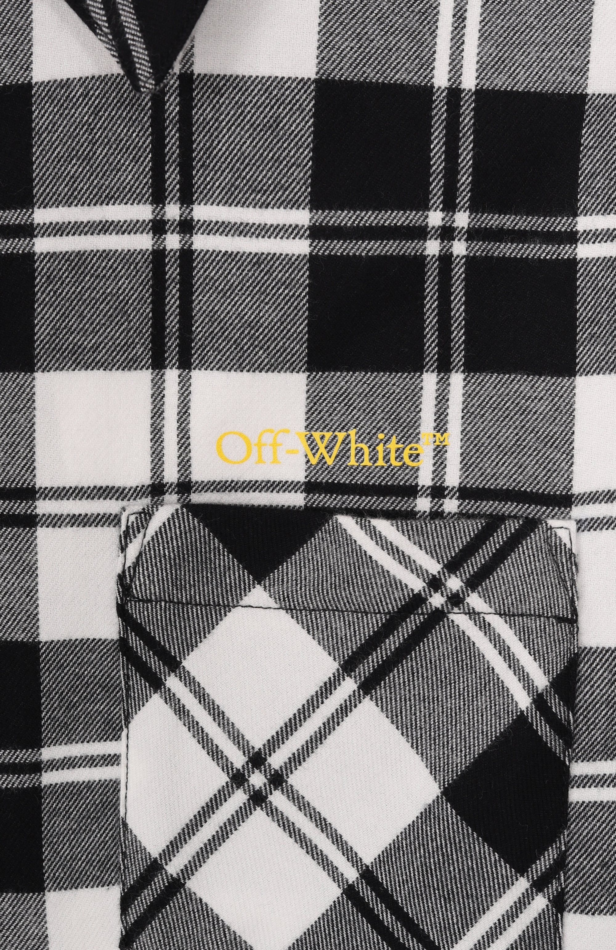 Хлопковая рубашка OFF-WHITE, арт. 0BGA001F25FAB001/4-12, фото 3