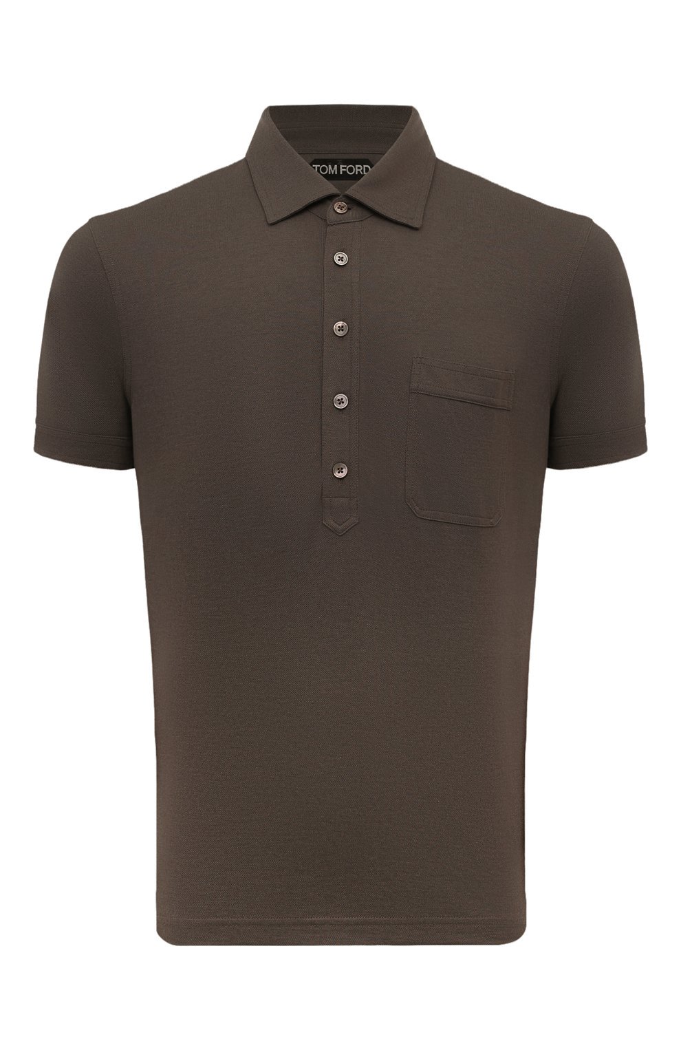 Поло из хлопка и шелка TOM FORD, арт. JMC003/JPS004, фото 1