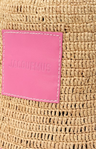 Панама из рафии JACQUEMUS, арт. 245AC642-3060, фото 4