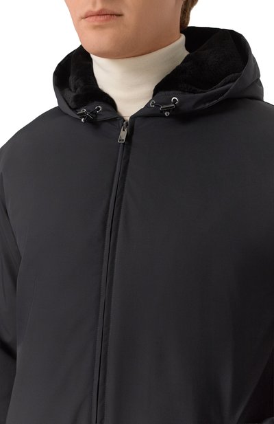 Пуховый бомбер с подкладкой из норки MVST, арт. FTECK-ME5635-4V/DRG1674, фото 5