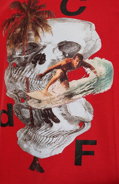 Хлопковая футболка COMME DES FUCKDOWN, арт. CDFU1611STMM, фото 5