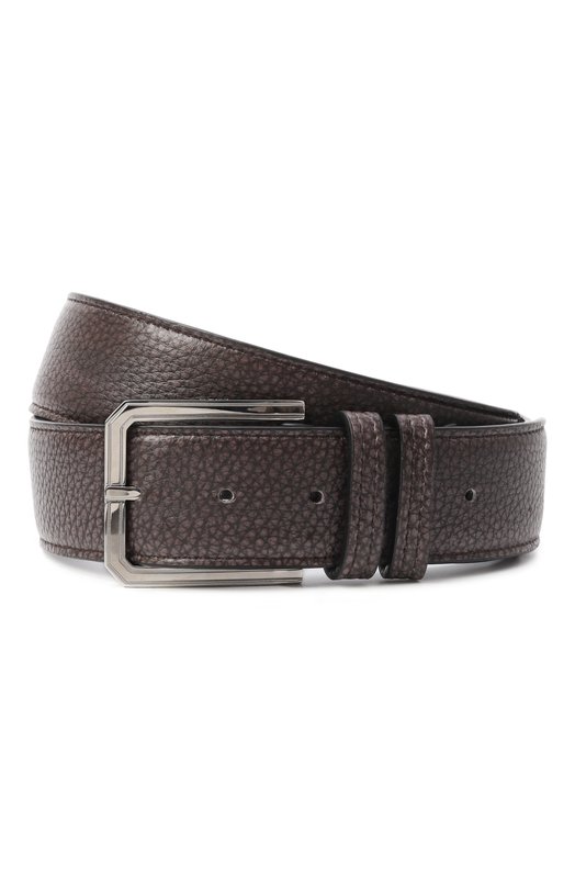 Кожаный ремень Kiton USC23PN0012601 Коричневый USC23PN0012601