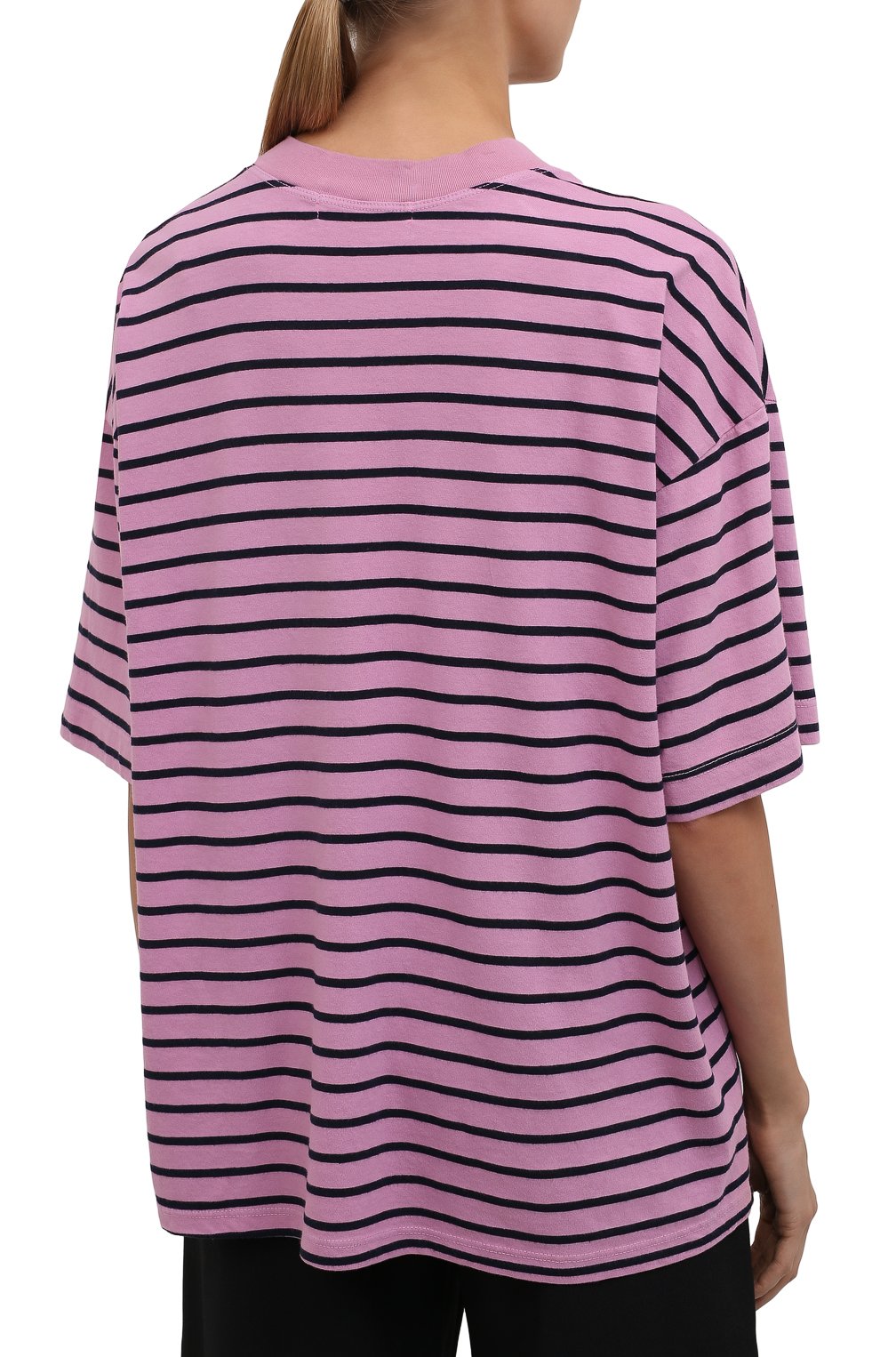 Хлопковая футболка ELECTRIC AND ROSE, арт. LFTP24-STRIPE, фото 4