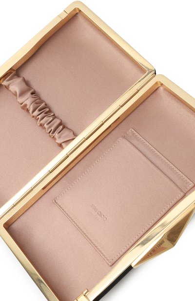 Клатч clemmie JIMMY CHOO черного цвета по цене 231000 руб., арт. CLEMMIEHH0, фото 5 Клатч clemmie JIMMY CHOO, арт. CLEMMIEHH0, фото 5