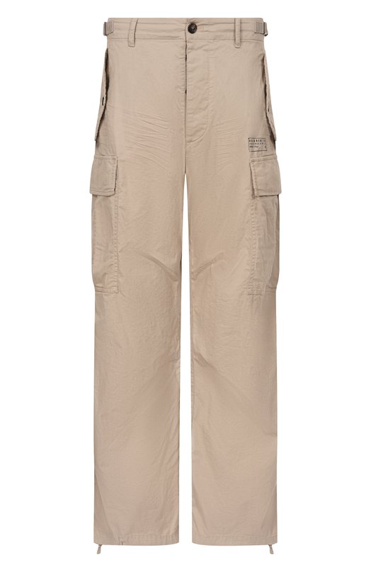 Хлопковые брюки-карго Dsquared2 S74KB1115/S35175 Бежевый S74KB1115/S35175
