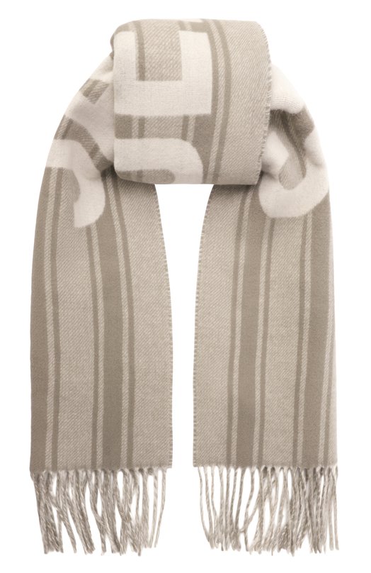 Шерстяной шарф Jacquemus 22HACU00435/A0T4001 Бежевый 22HACU00435/A0T4001
