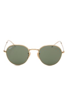 Женские солнцезащитные очки RAY-BAN зеленого цвета, арт. 3582-001/31 | Фото 4 (Кросс-КТ: С/з-унисекс; Региональные ограничения белый список (Axapta Mercury): Не проставлено; Нос: Не проставлено; Тип очков: С/з; Материал: Металл; Очки форма: Круглые; Оптика Гендер: оптика-унисекс)