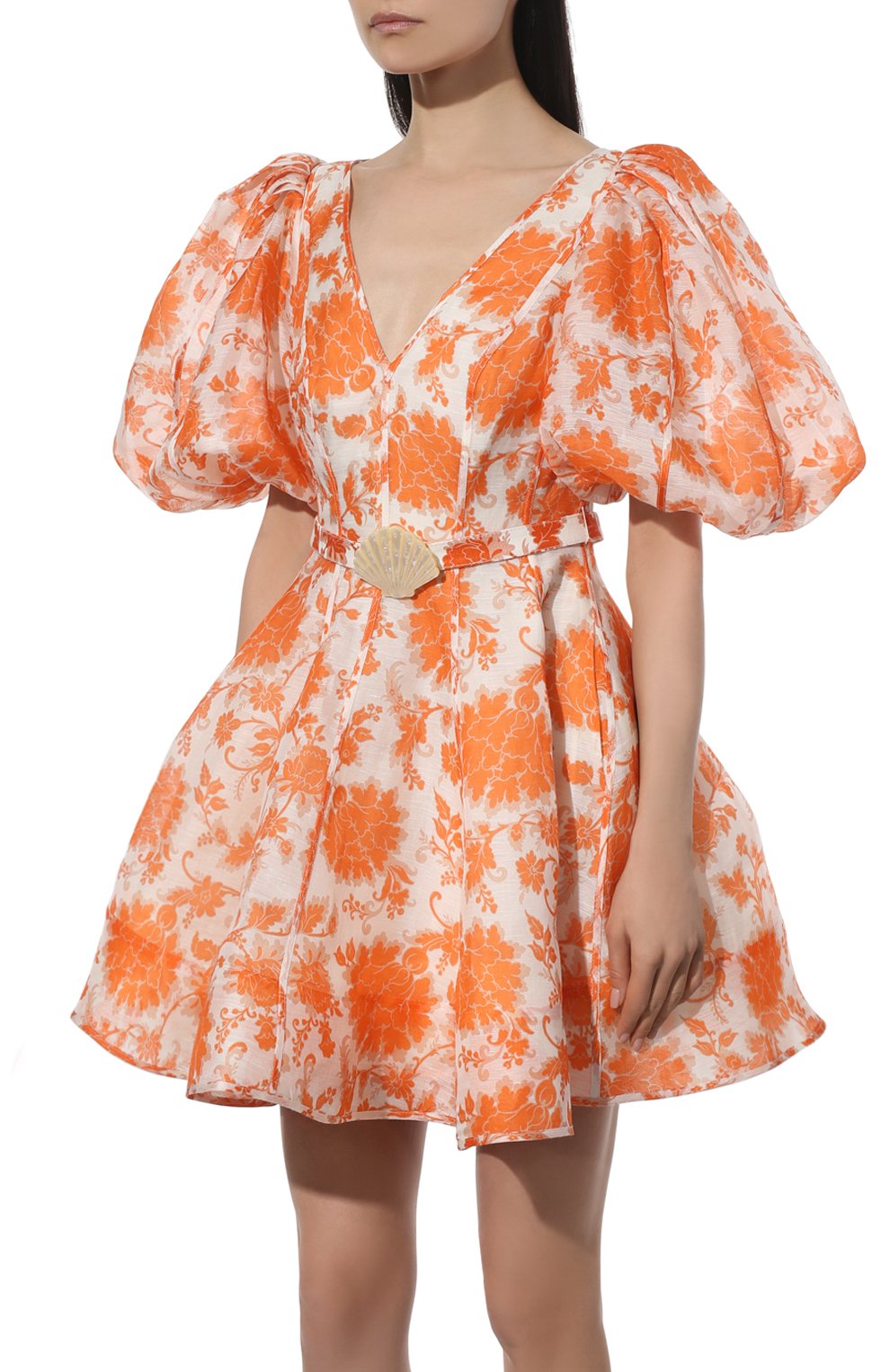 Платье изо льна и шелка ZIMMERMANN, арт. 2920DP0S, фото 3