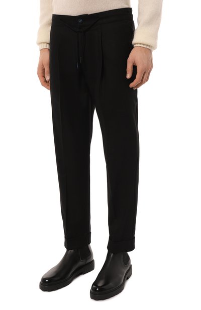 Брюки из шерсти  и кашемира KITON, арт. UPKN023K0118E05, фото 3