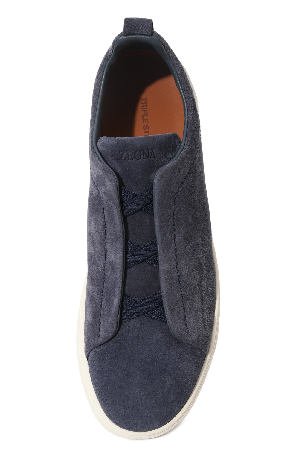 Замшевые кеды triple stitch ZEGNA, арт. LHS0Y/S4667Z, фото 6