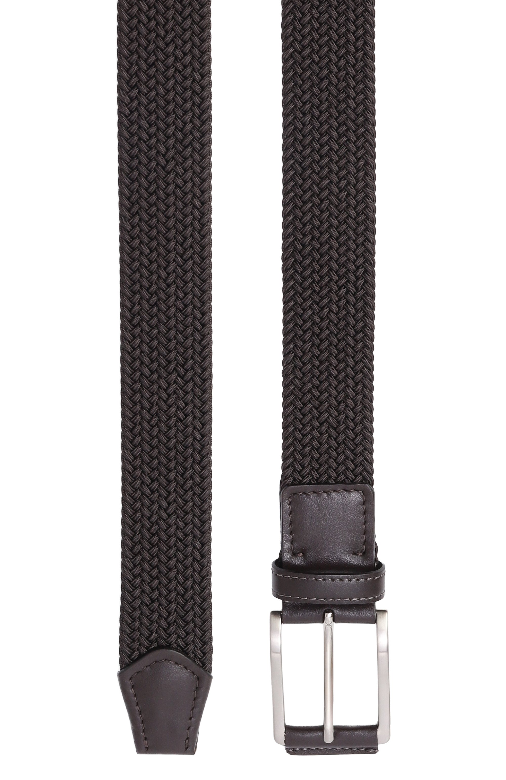 Текстильный ремень BARRETT темно-коричневого цвета по цене 21500 руб., арт. 91B557.3/ELASTIC0, фото 3 Текстильный ремень BARRETT, арт. 91B557.3/ELASTIC0, фото 3