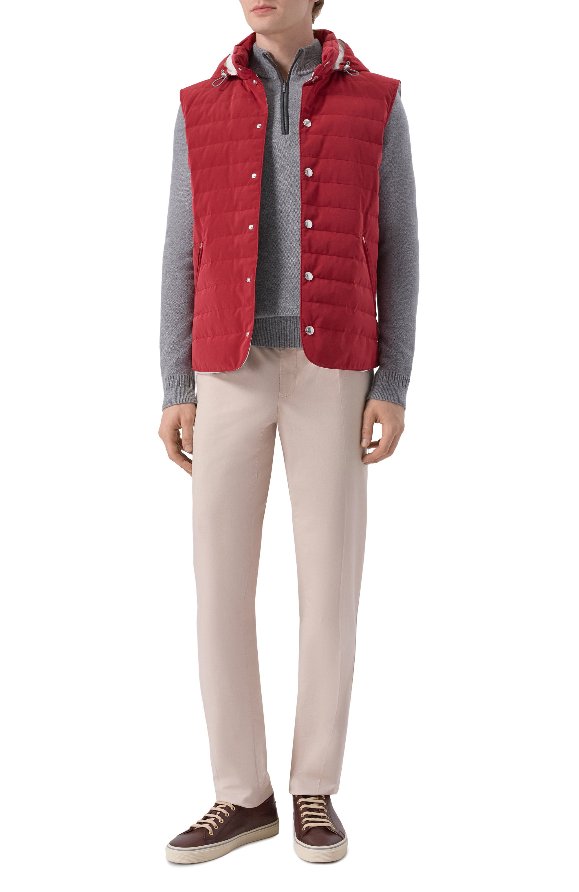 Утепленный жилет BRUNELLO CUCINELLI, арт. MM4791696, фото 2