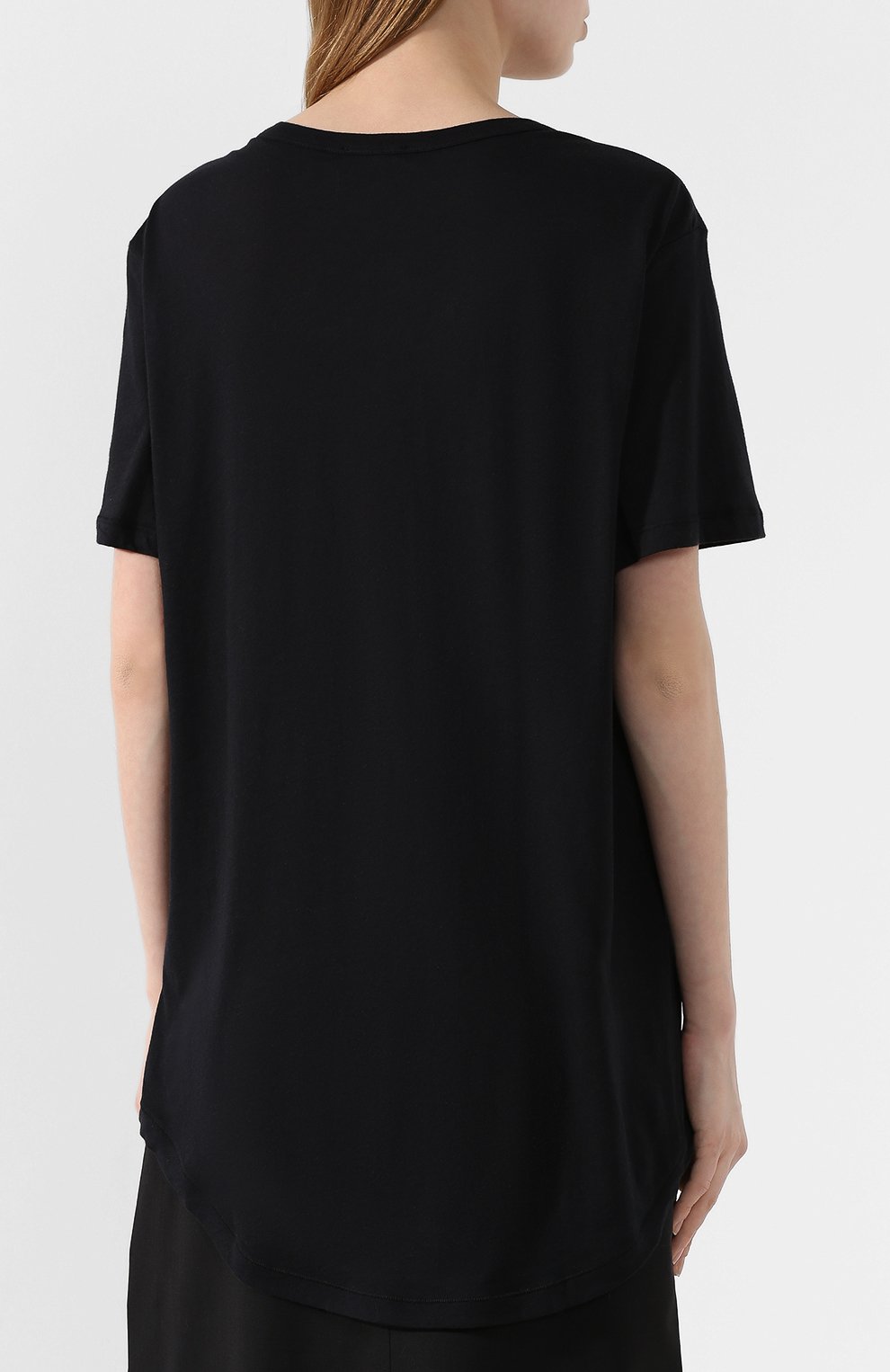 Хлопковая футболка ANN DEMEULEMEESTER, арт. 2001-3979-W-232-096, фото 4