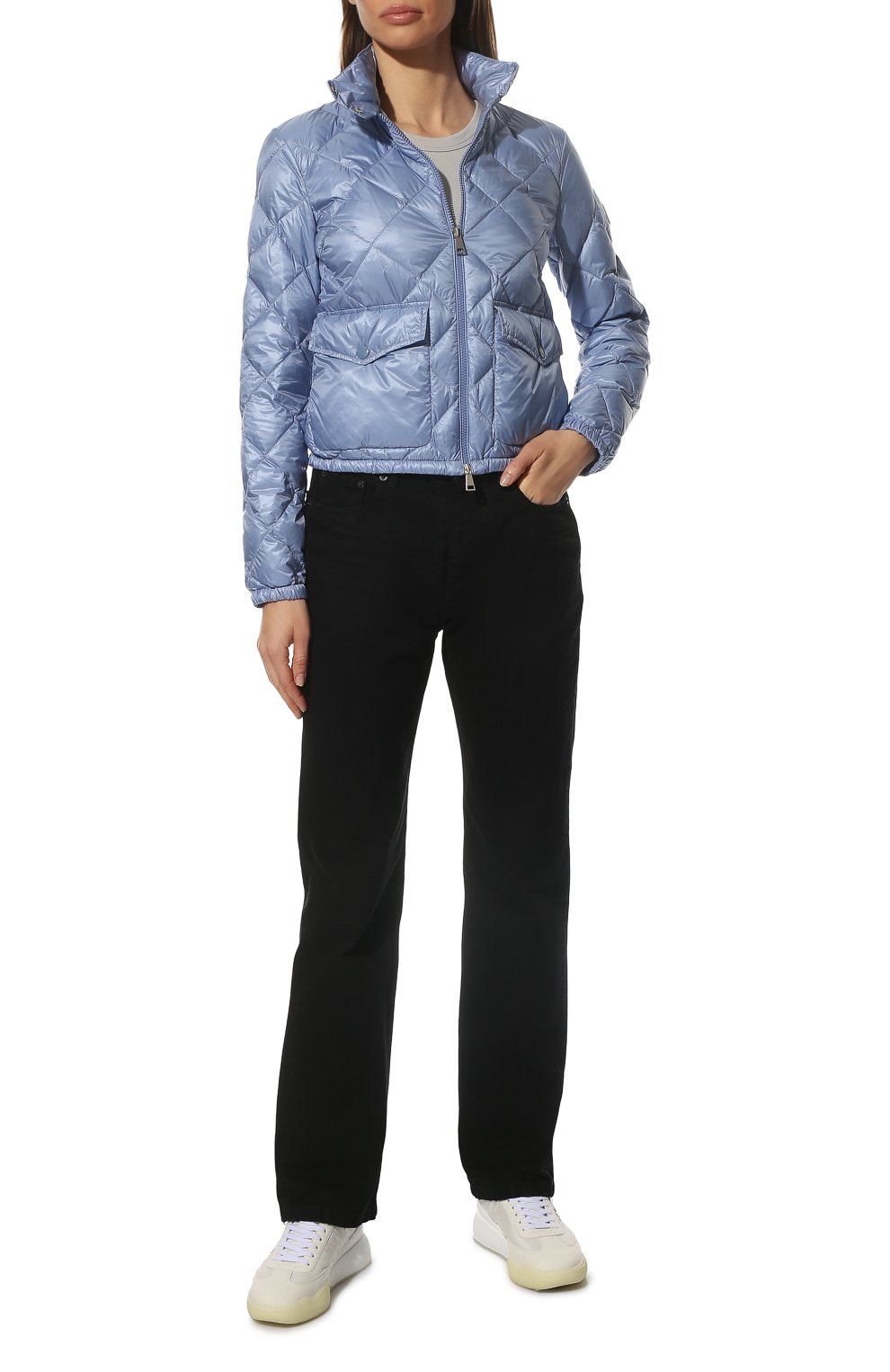 Пуховая куртка binic MONCLER голубого цвета по цене 92100 руб., арт. H1-093-1A000-05-539AQ, фото 2 Пуховая куртка binic MONCLER, арт. H1-093-1A000-05-539AQ, фото 2