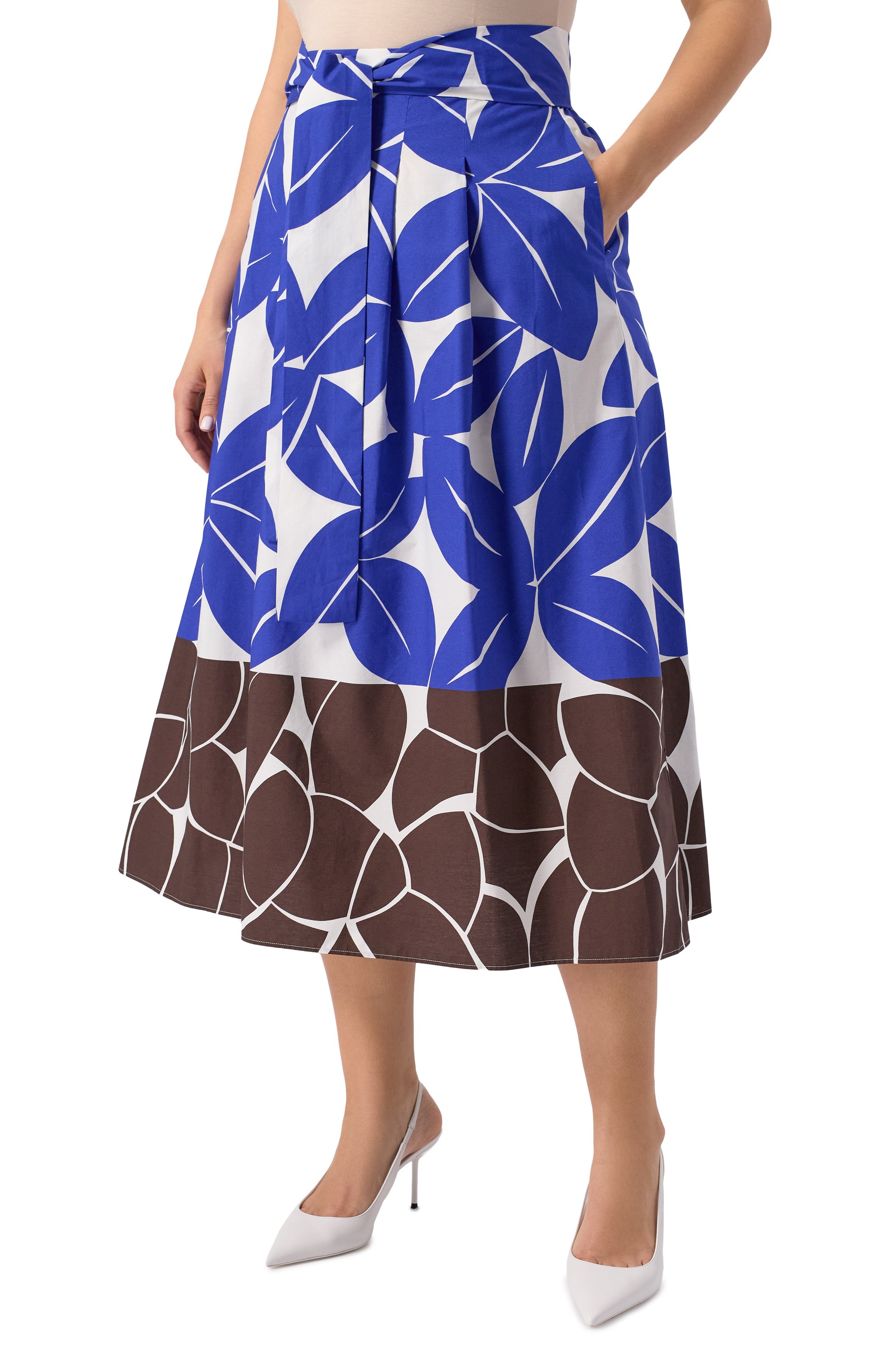 Хлопковая юбка PERSONA BY MARINA RINALDI, арт. ZENITH, фото 3