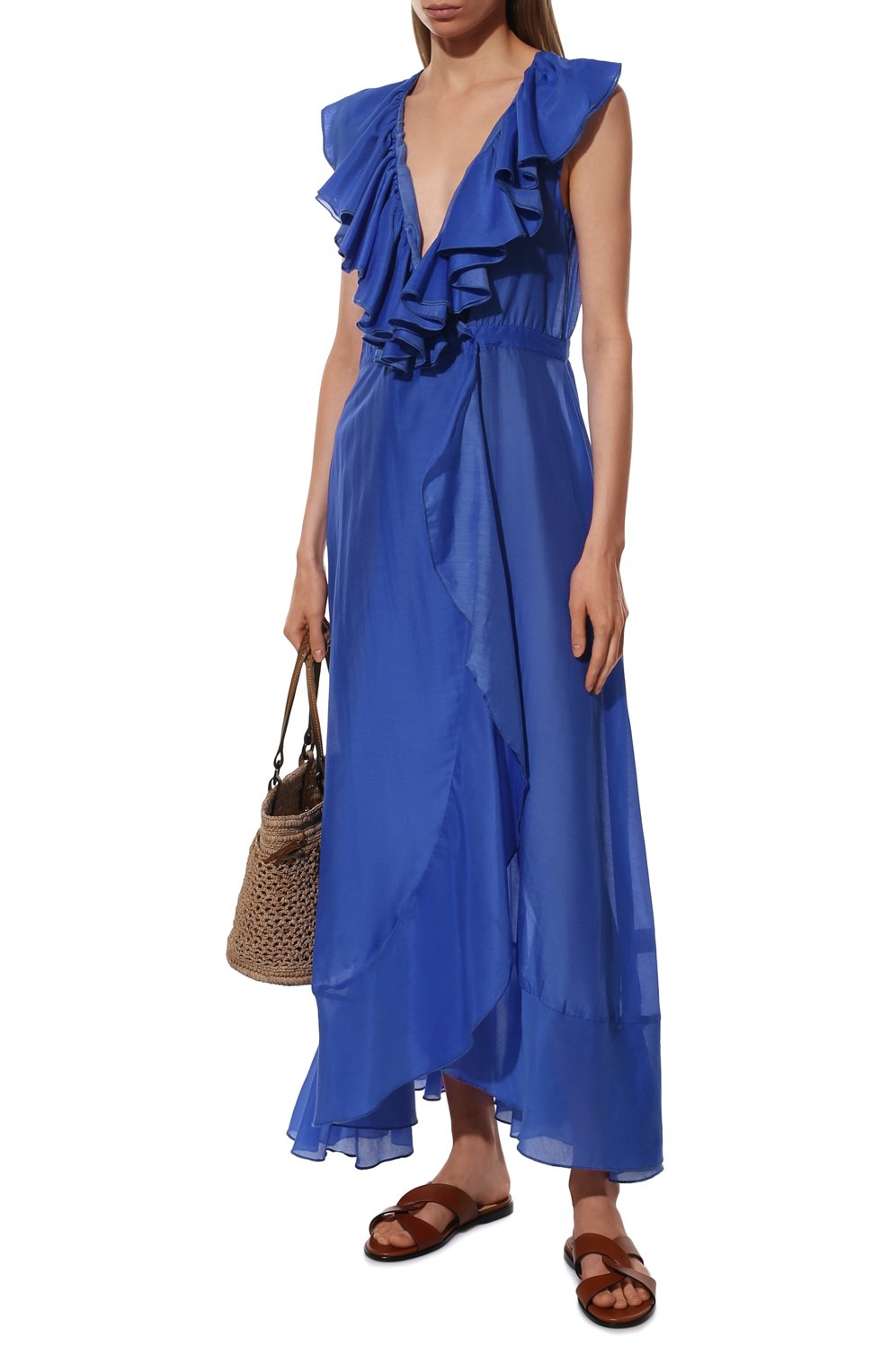 Платье из хлопка и шелка NATAYAKIM, арт. NY-030BW, фото 2