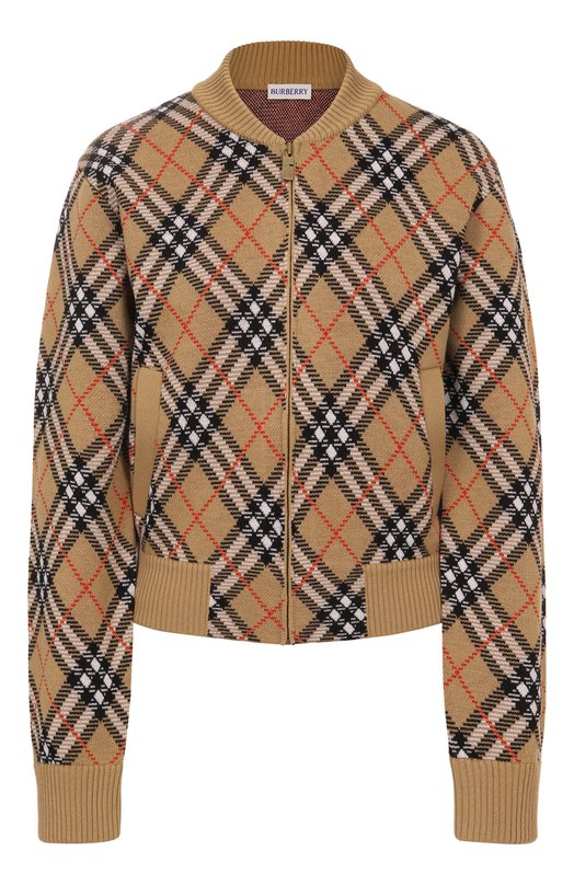 Шерстяной кардиган Burberry 8112173 Бежевый 8112173