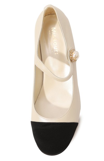 Кожаные туфли MISSOURI кремового цвета по цене 25700 руб., арт. 78085 D/27-30, фото 4 Кожаные туфли MISSOURI, арт. 78085 D/27-30, фото 4