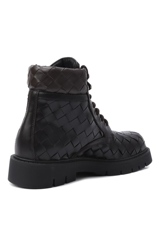 Кожаные ботинки Haddock Bottega Veneta 837876/V2WTA Коричневый  837876/V2WTA Фото 4