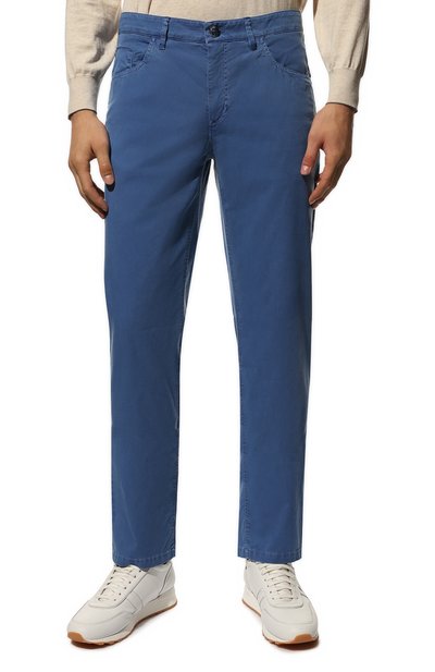 Хлопковые брюки ZILLI, арт. M0X-D0120-C0TE1/R001, фото 3