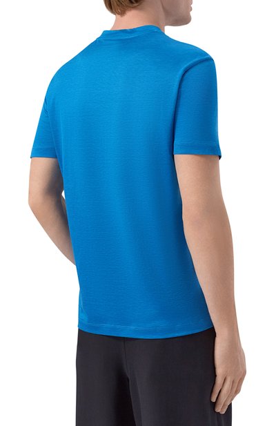 Футболка из шелка и хлопка GIORGIO ARMANI, арт. 3KSM77/SJZHZ, фото 4