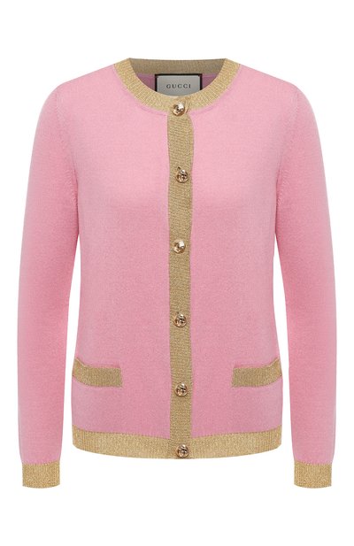 Женский кардиган из смеси кашемира и шелка GUCCI, арт. 555046/X9M84
