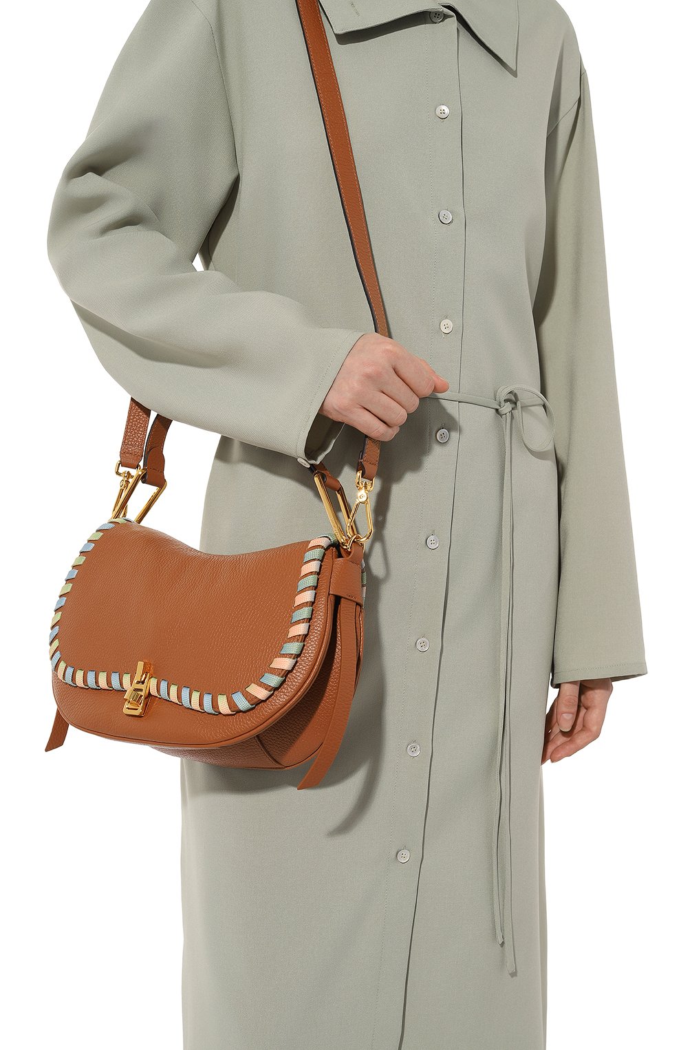 Сумка magie COCCINELLE коричневого цвета по цене 44900 руб., арт. E1Q41180301, фото 2 Сумка magie COCCINELLE, арт. E1Q41180301, фото 2