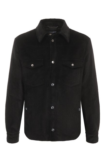 Мужская вельветовая куртка-рубашка DOLCE & GABBANA, арт. G9BRET/FUVFE