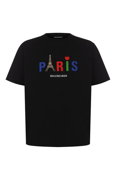 Хлопковая футболка BALENCIAGA, арт. 594579/TGV43, фото 1
