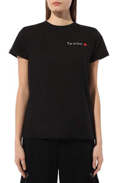 Хлопковая футболка SEVEN LAB, арт. T IIL black, фото 3