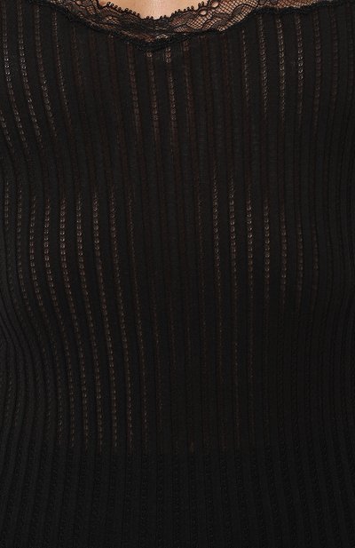 Хлопковый топ ZIMMERLI черного цвета по цене 13750 руб., арт. 260-2186, фото 5 Хлопковый топ ZIMMERLI, арт. 260-2186, фото 5