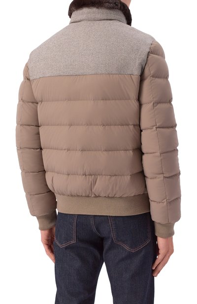 Пуховик с воротником из кролика HETREGO, арт. 8P512R/B0RIS, фото 4