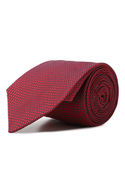 Шелковый галстук Kiton UCRVKPC05L6505 Красный UCRVKPC05L6505