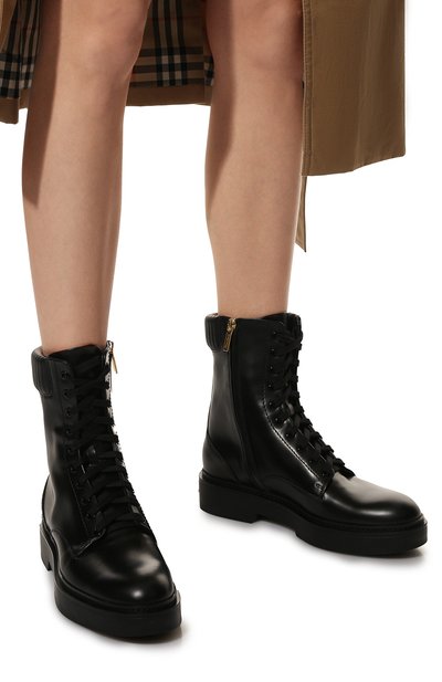 Кожаные ботинки SANTONI, арт. WTHW59569SM0BU0RN01, фото 3