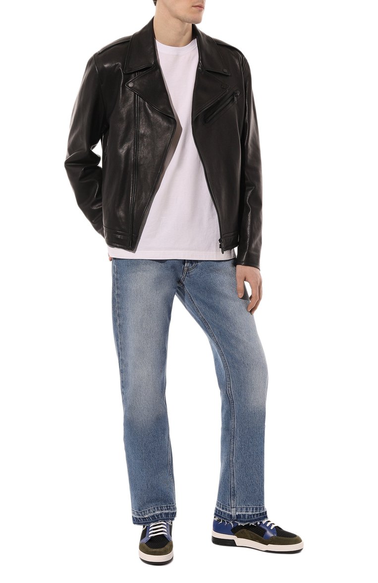 Комбинированные кеды MOSCHINO, арт. MB15874G0G/GH3, фото 2