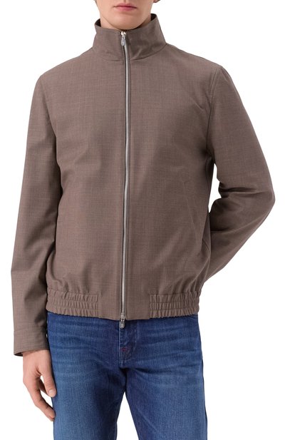 Шерстяной бомбер BRUNELLO CUCINELLI, арт. MM4506424, фото 3