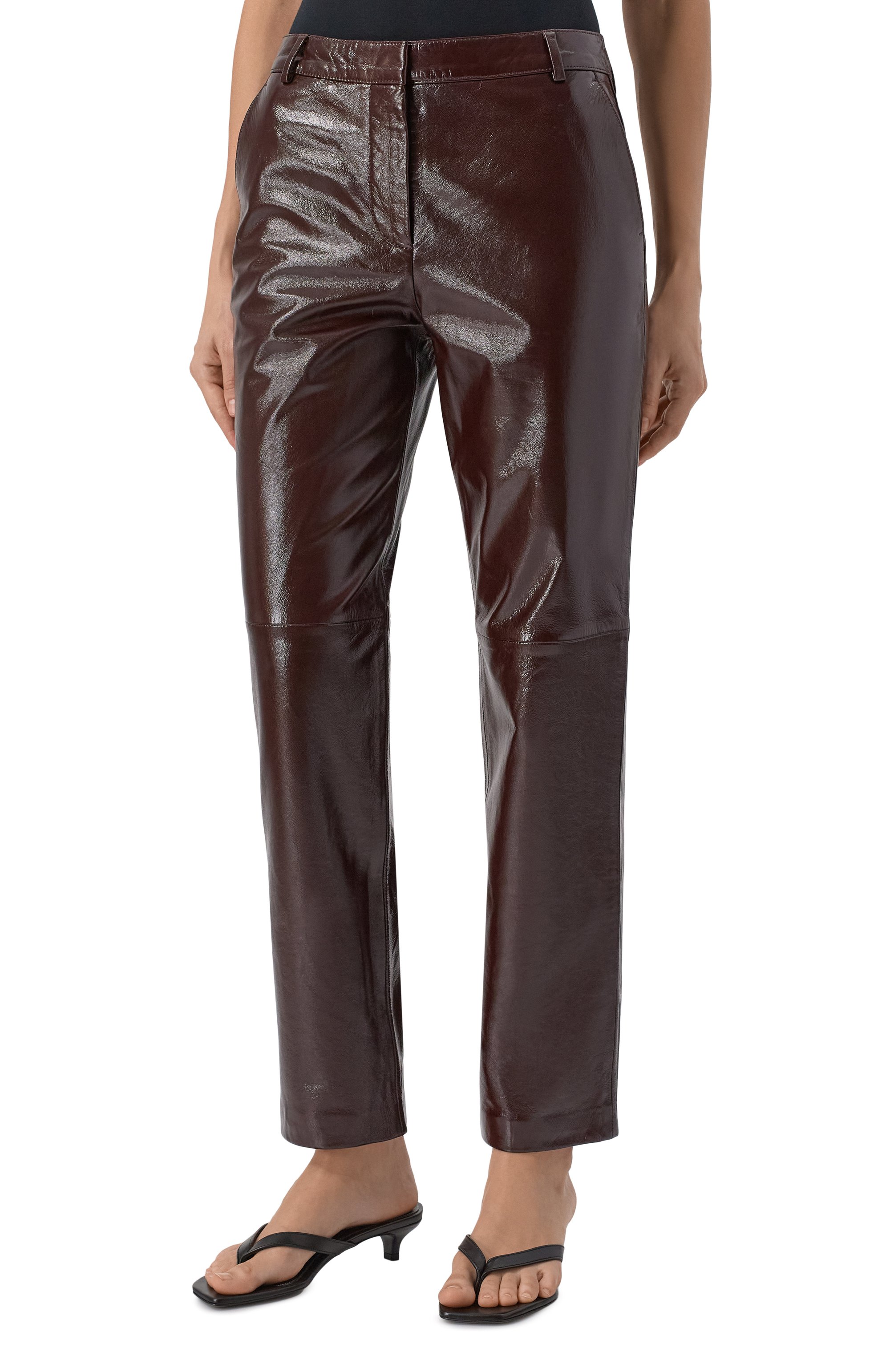 Кожаные брюки 12 STOREEZ, арт. 128831, фото 3