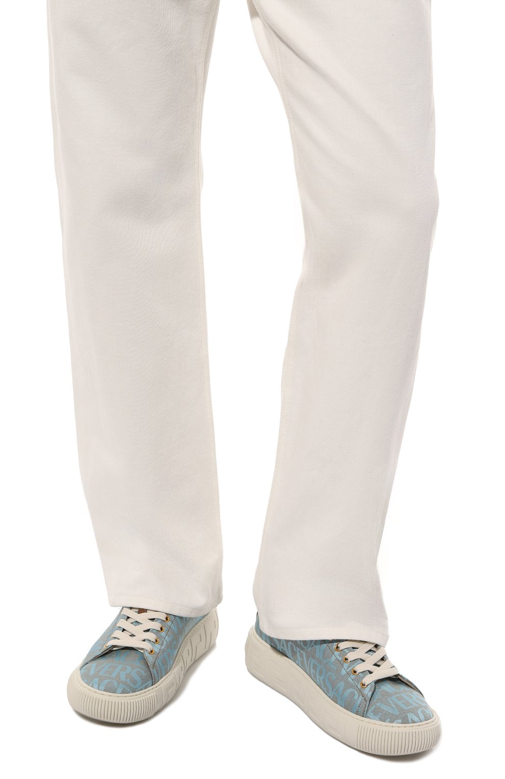 Текстильные кеды greca VERSACE, арт. DSU8404/1A07977, фото 3