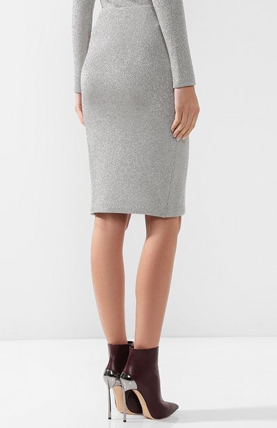 Вязаная юбка-карандаш из смеси кашемира и вискозы RALPH LAUREN, арт. 290720018, фото 4