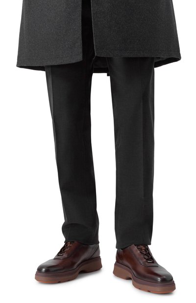 Кожаные оксфорды easy nova SANTONI, арт. MGEG19170TTAXNGS, фото 3