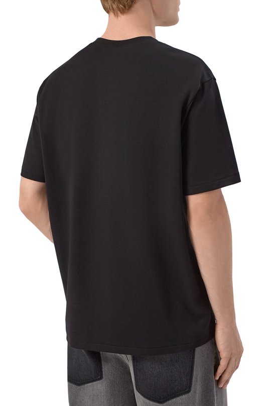 Хлопковая футболка Attachment AJ61-048 Чёрный  AJ61-048 Фото 4