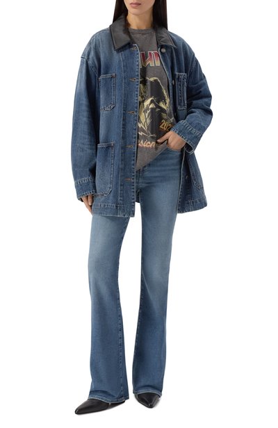 Джинсы lisha 7 FOR ALL MANKIND голубого цвета по цене 32950 руб., арт. 7UIW0120-45H, фото 2 Джинсы lisha 7 FOR ALL MANKIND, арт. 7UIW0120-45H, фото 2