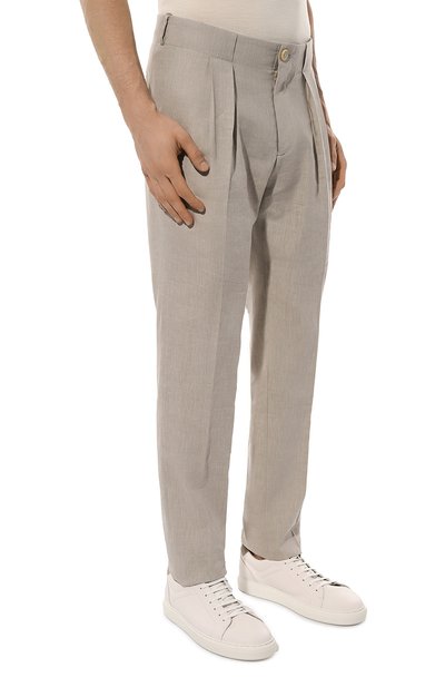 Брюки изо льна и шерсти STEFANO RICCI, арт. M1T24SR015/WL003L, фото 3