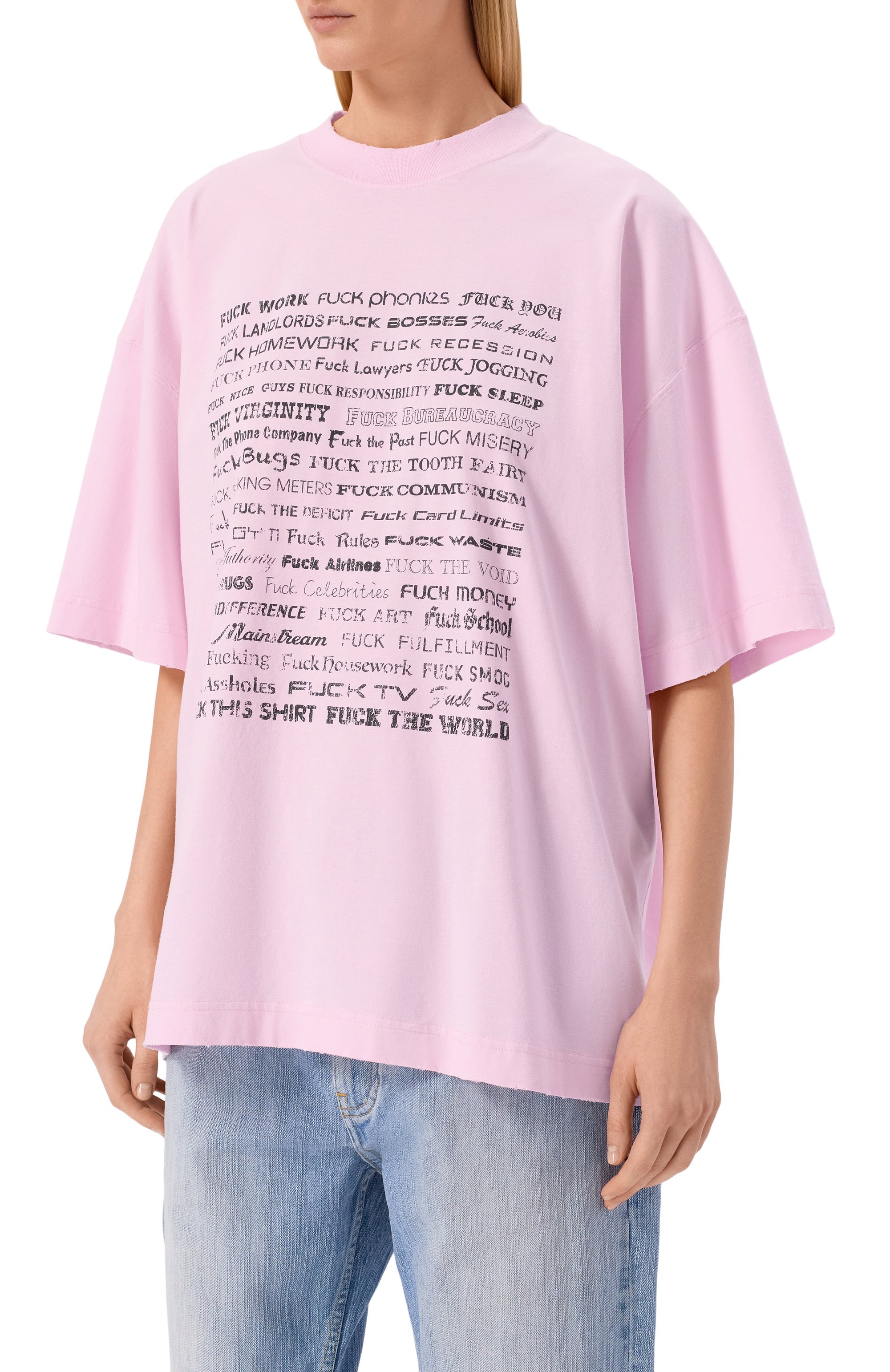 Хлопковая футболка VETEMENTS, арт. ME76TR210PX/1200 LIGHT JERSEY, фото 6