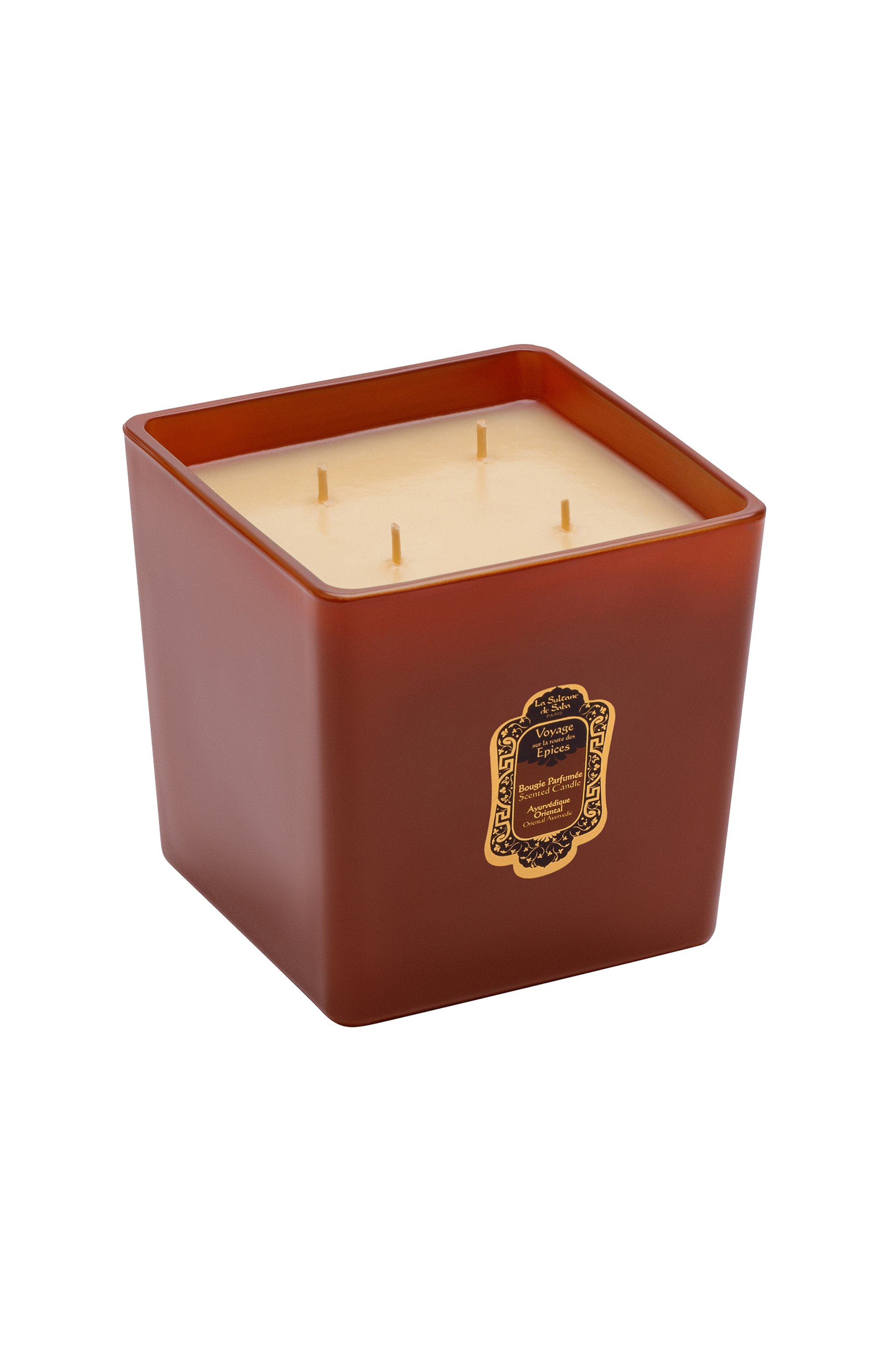 Ароматическая свеча "амбра, ваниль и пачули" (800g) LA SULTANE DE SABA бесцветного цвета по цене 32000 руб., арт. 3700448605801, фото 2 Ароматическая свеча "амбра, ваниль и пачули" (800g) LA SULTANE DE SABA, арт. 3700448605801, фото 2