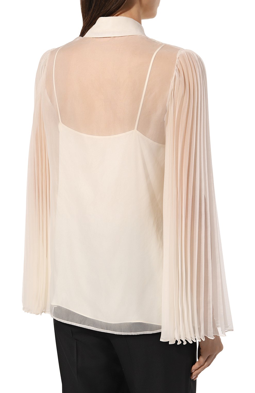 Шелковая блузка GUCCI, арт. 621204 ZHM35, фото 4