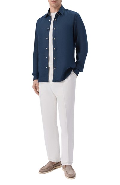 Льняная рубашка KITON, арт. UMCBUBAH0928617, фото 2