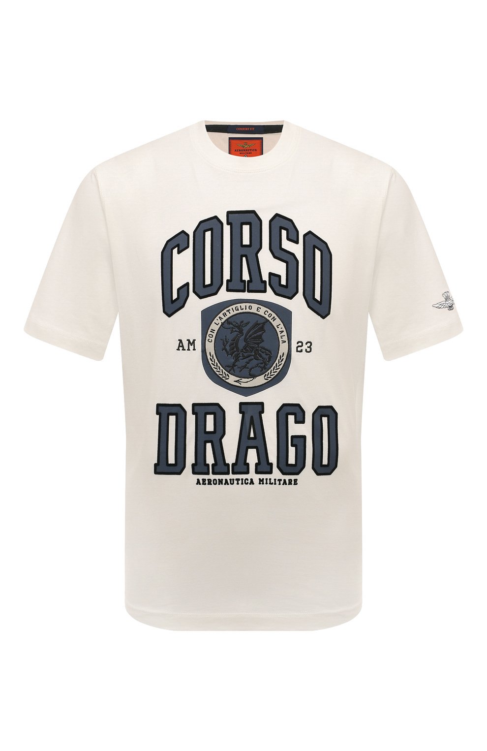 Хлопковая футболка AERONAUTICA MILITARE, арт. 242TS2304J611, фото 1