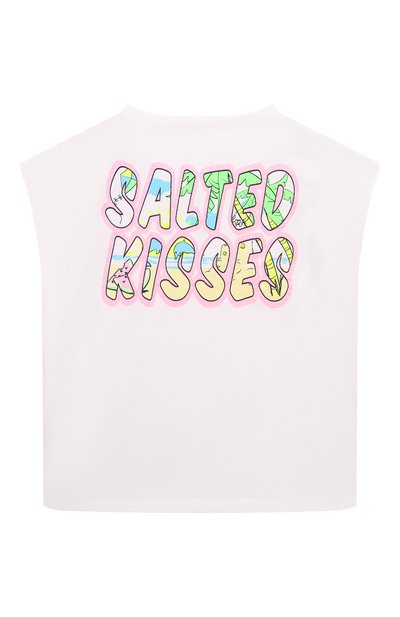 Хлопковая футболка BILLIEBLUSH белого цвета по цене 3960 руб., арт. U20008, фото 2 Хлопковая футболка BILLIEBLUSH, арт. U20008, фото 2