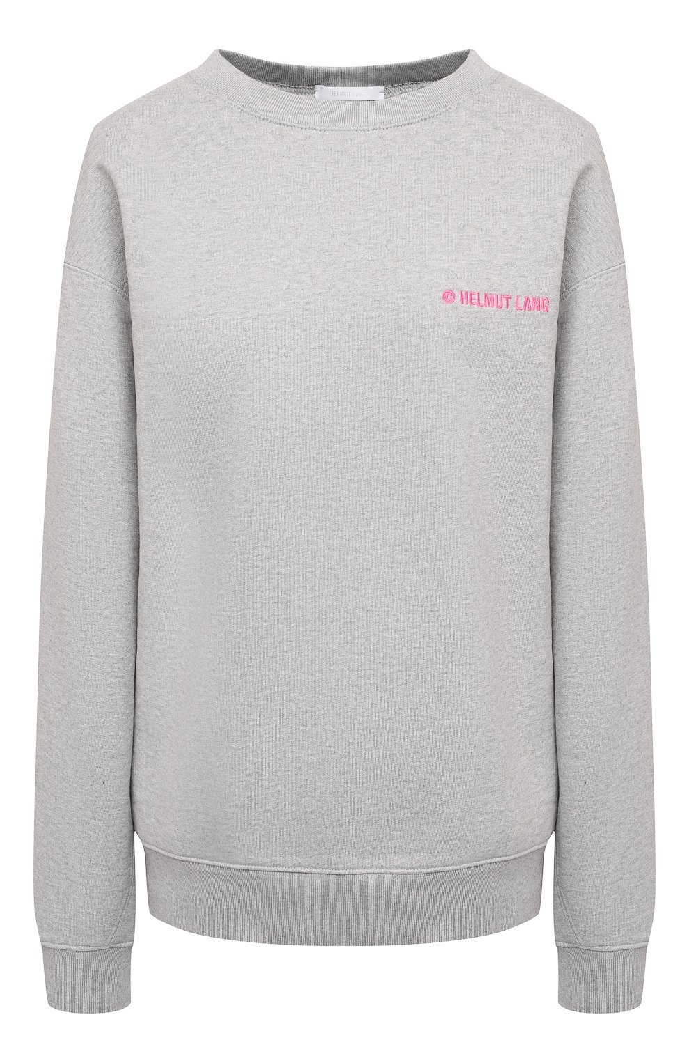 Хлопковый свитшот HELMUT LANG серого цвета по цене 22050 руб., арт. K10DW507, фото 1 Хлопковый свитшот HELMUT LANG, арт. K10DW507, фото 1